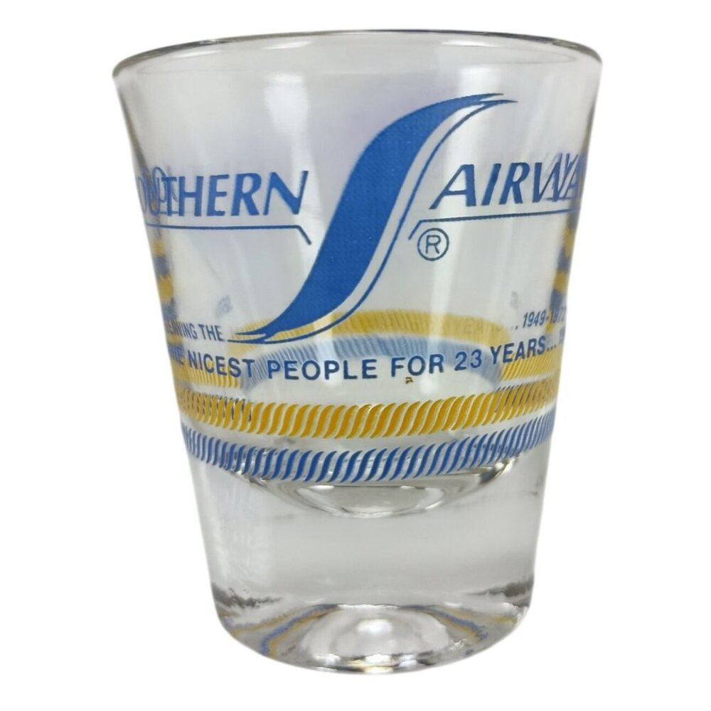 Southern Airways Shot Glass 1972 Vintage